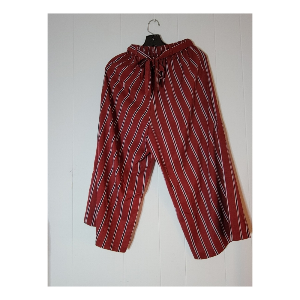 Crop wide leg pant